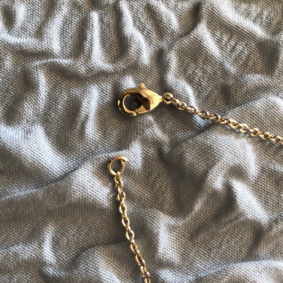 Druzy Charcoal Gray and Gold Necklace - Picture 9 of 15